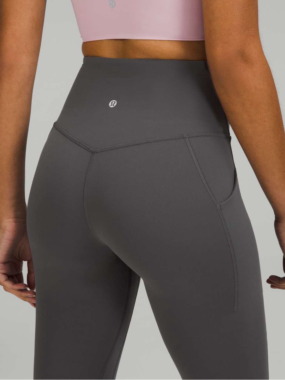 Graphite Grey Nulu Lululemon Align High-Rise Pant with Pockets 31"